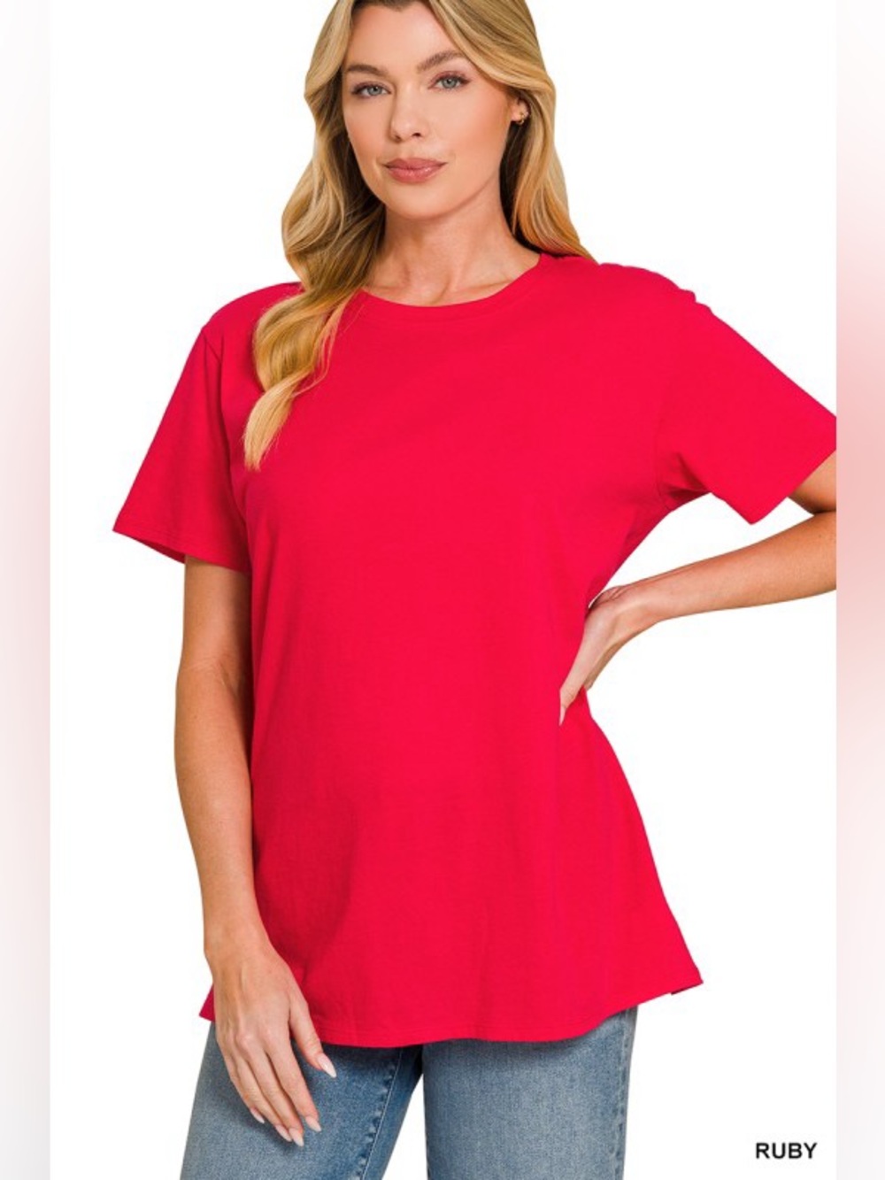 Women’s Classic Crewneck Tee - Red